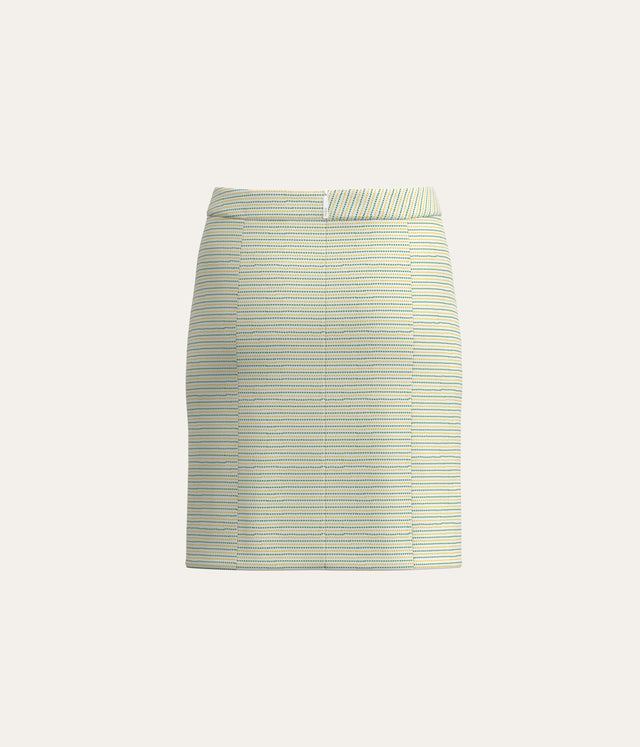 Classic Jacquard Pencil Skirt