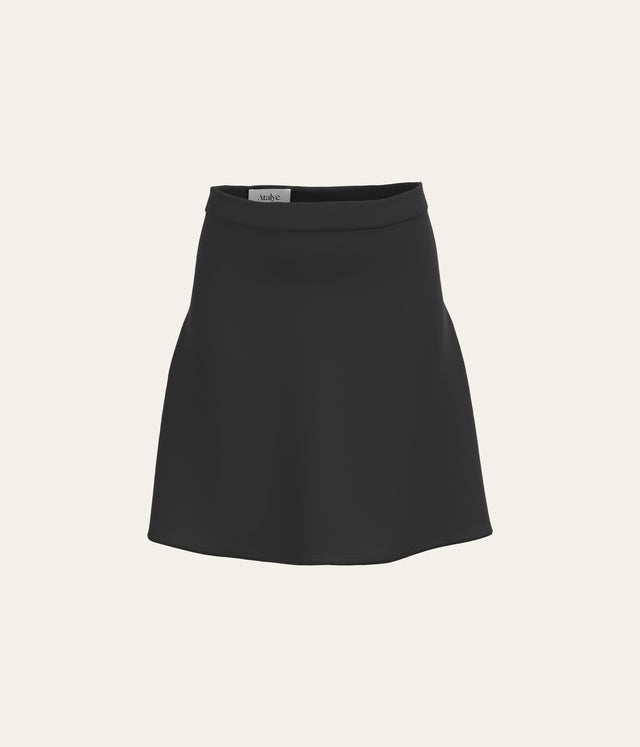 Wide Mini Skirt