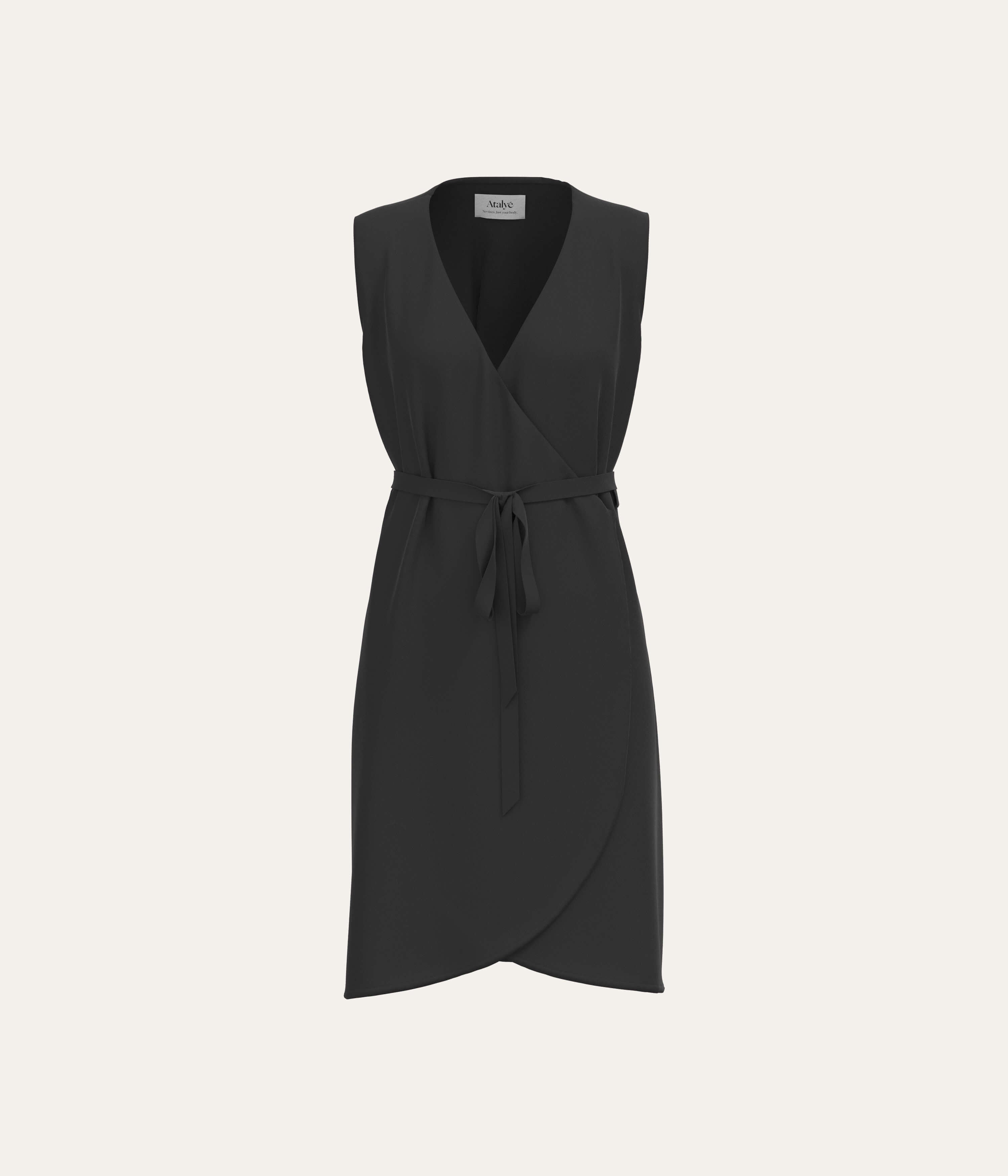 Classic black wrap on sale dress